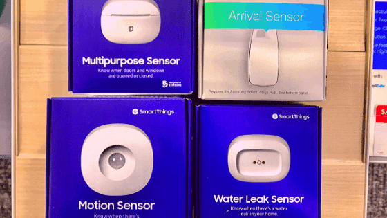 different kinds of smart home sensors