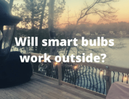 Will smart bulbs work outside