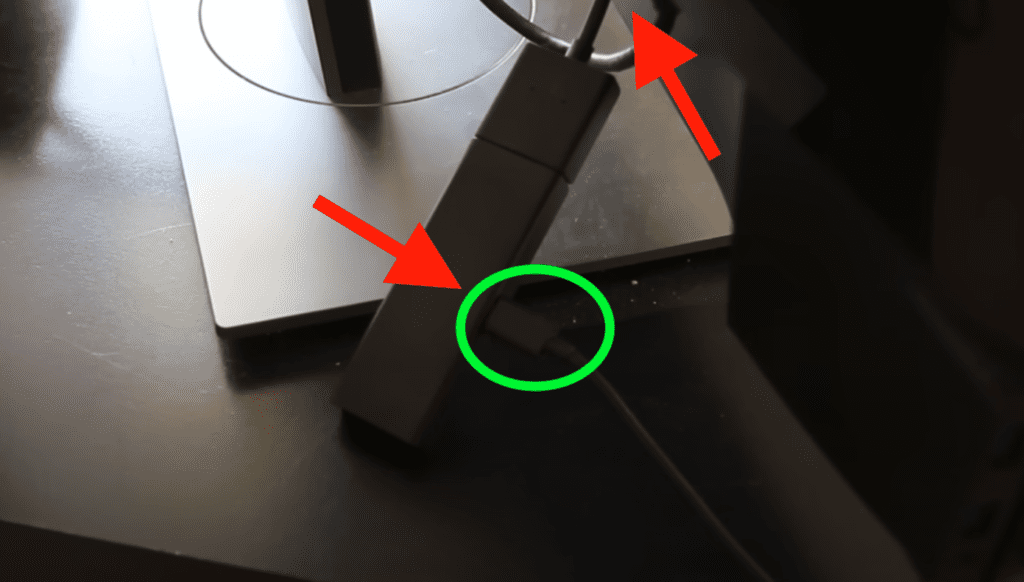 unplug firestick from TV & power adapter
