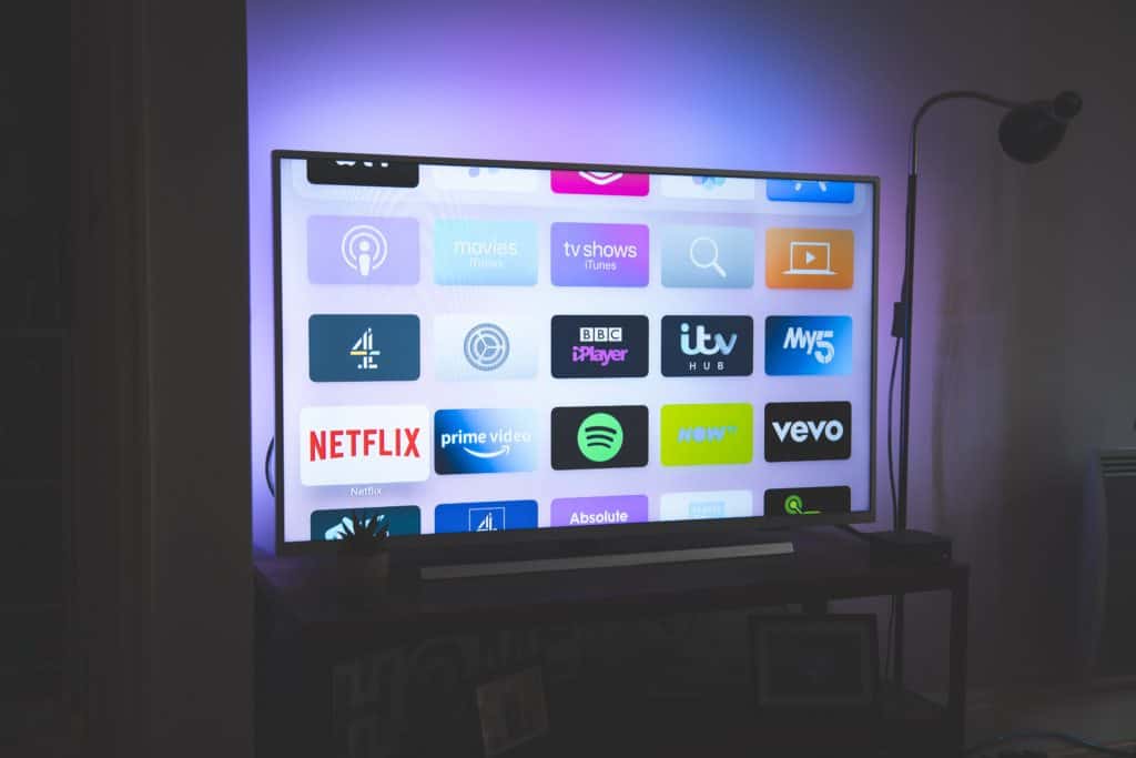 average tv size and amps
