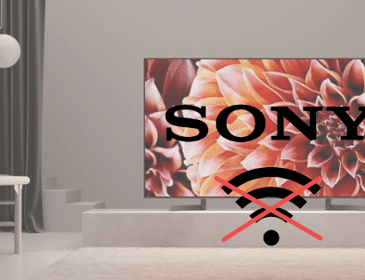 Sony TV not connecting to wifi