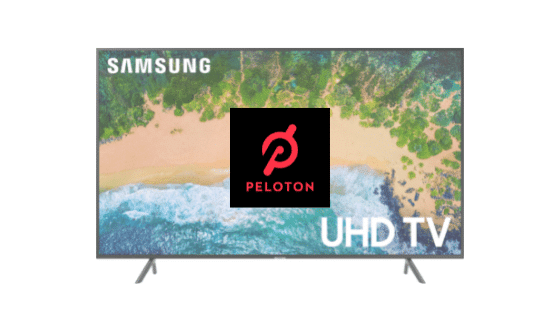 Peloton app on Samsung TV