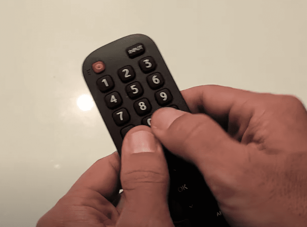 mash buttons on Hisense TV remote