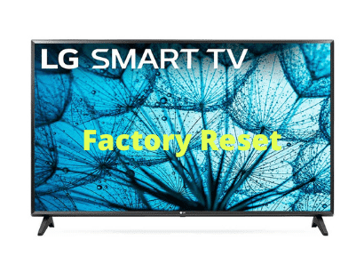 how to reset lg tv