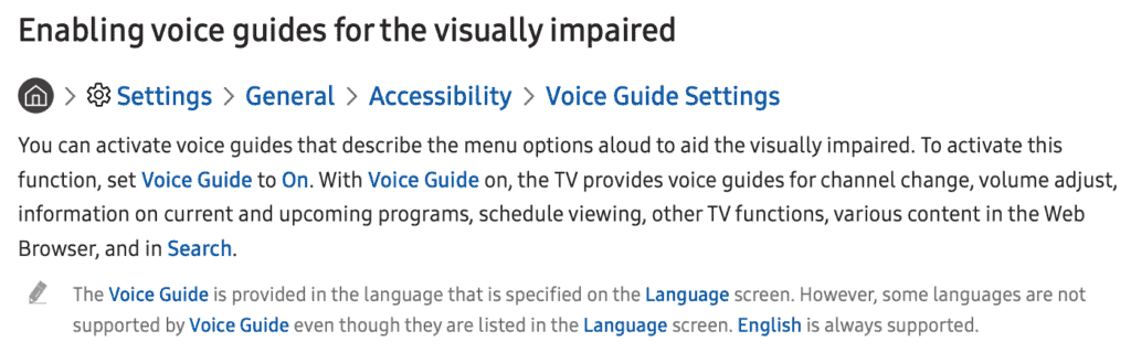 Disable voice assistant on 2019 – Current Samsung TV models