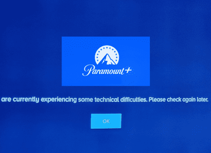 Paramount Plus Not Working on Firestick