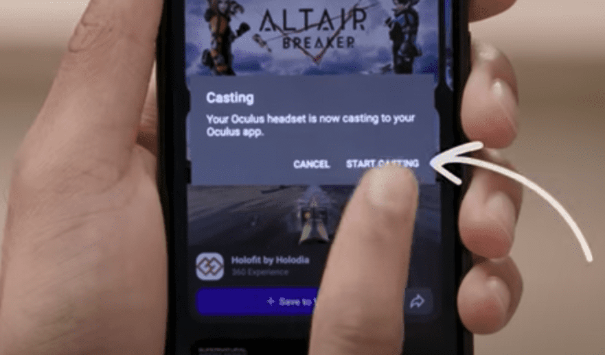 How to cast Oculus (Meta) Quest 2 to your phone