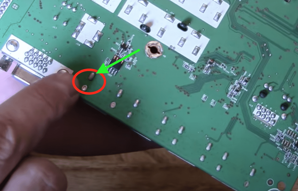 HDMI solder pins broken