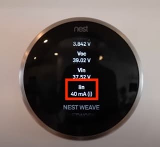 Nest thermostat lin metric