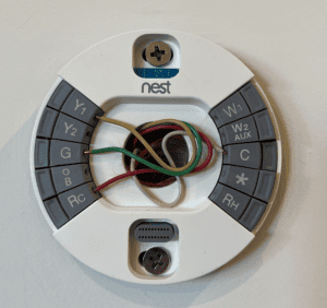 Nest Thermostat wiring