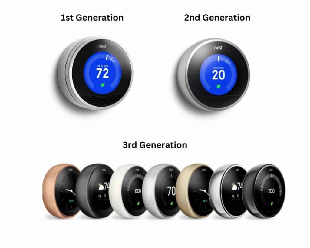 Nest Learning Thermostat all generations