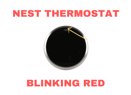 Nest Thermostat Blinking Red