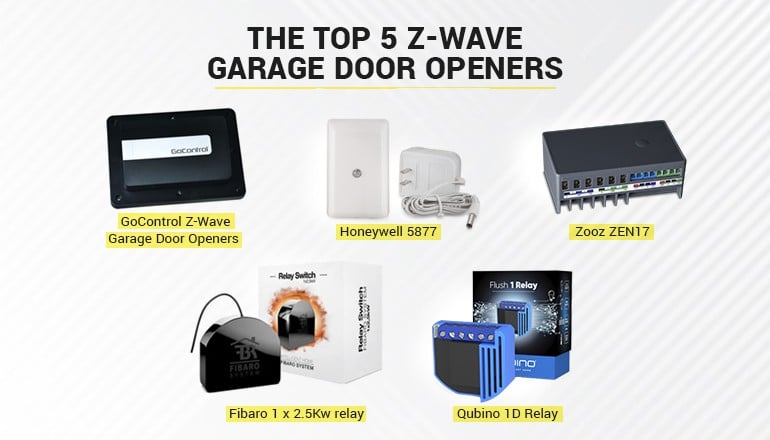 Top 5 Z-Wave Garage Door Openers