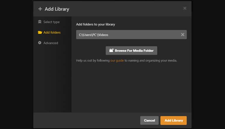 Connecting a Media Library